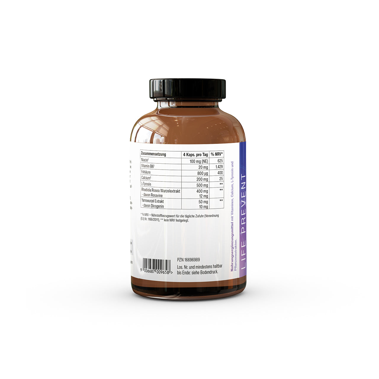 Micronutrienți pentru un control optim al stresului Zur Ruhe kommen, Stress reduzieren und entspannen: Stress Guard von Life Prevent